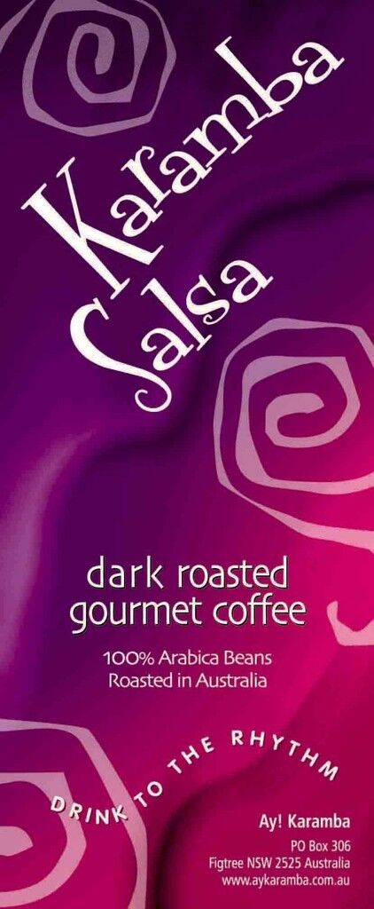 KARAMBA SALSA - DARK ROASTED GOURMET COFFEE BEANS